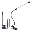 Lampe de bureau à pince à LED Dimmable Lampe de lecture à angle d