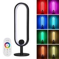Lampe de bureau AC100-240V RGB avec contrôleur / divers effets d