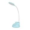 Lampe de bureau Lampe de bureau avec 3 modes de couleur Port de chargement USB Porte-stylo et support de téléphone Lampe de table flexible à 360 ° pour la chambre à coucher Bureau d