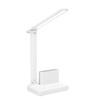 Lampe de bureau LED rechargeable pour les yeux lampe de lecture pliable avec température de couleur réglable à 3 vitesses support de téléphone porte-stylo