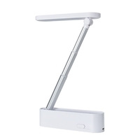 Lampe de bureau multifonctionnelle à LED portable,  lampe de lecture télescopique pliable pour étudiant,  lampe de table rechargeable USB