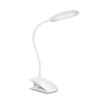 Lampe de bureau rechargeable à DEL à clip réglable