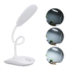 Lampe de bureau rechargeable par USB à 360 ° avec DEL rotatives