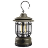 Lampe de camping en plein air lanterne de camping rétro rechargeable USB veilleuse lampe de secours gradation en continu pour camping randonnée tente pêche