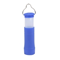 Lampe de camping rétractable 1W lampe de tente 2 en 1 lampe de poche d