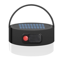 Lampe de camping solaire extérieure 8 LEDs Lampe de tente étanche rechargeable portable