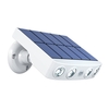 Lampe de jardin extérieure mouvement imperméables rotatives de lumière de mur actionnées solaires lampe de jardin extérieure avec la lumière blanche chaude de support