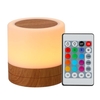 Lampe de nuit colorée de chevet de chambre à coucher de lumière de nuit colorée de Leds de bureau USB touchant la lampe de nuit de RVB avec la télécommande