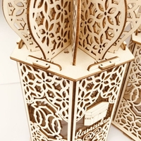 Lampe de palais stéréo LED Eid Mubarak Guirlandes décoratives Ramadan Kareem Décoration Accessoires Musulman Islam Party Supplie Vintage Festival Lantern