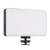 Lampe de poche à température bicolore à LED pour photographie,  lampe de lumière de remplissage 2500K-6500K Dimmable CRI95 + Batterie intégrée avec diffuseur en silicone 6pcs Filtres de couleur pour la photographie de produits en direct Vlog