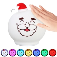 Lampe de père noël rechargeable usb silicone siliconé contrôle contrôle