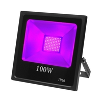 Lampe de projection de lumière ambiante de scène de projecteur ultra-violet UV LED IP66 étanche 85-265V