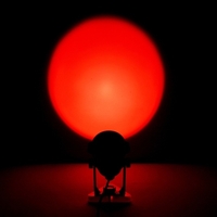 Lampe de Projection du coucher du soleil projecteur de lumière du coucher du soleil LED veilleuse romantique lumière ambiante visuelle alimenté par USB pour salon chambre Studio décor