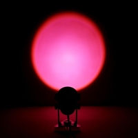 Lampe de Projection du coucher du soleil projecteur de lumière du coucher du soleil LED veilleuse romantique lumière ambiante visuelle alimenté par USB pour salon chambre Studio décor