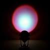 Lampe de Projection du coucher du soleil projecteur de lumière du coucher du soleil LED veilleuse romantique lumière ambiante visuelle alimenté par USB pour salon chambre Studio décor