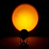 Lampe de Projection du coucher du soleil projecteur de lumière du coucher du soleil LED veilleuse romantique lumière ambiante visuelle alimenté par USB pour salon chambre Studio décor