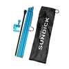 Lampe de support de lanterne amovible trépied support de lampe de camping support de lampe accessoire de camping portable avec clou