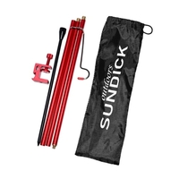 Lampe de support de lanterne amovible trépied support de lampe de camping support de lampe accessoire de camping portable avec clou