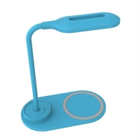 Lampe de table à LED Lampe de table Chargeur sans fil Contrôle tactile sensible / Luminosité réglable à 3 niveaux / Fonctionne par USB / Tube flexible flexible Portable pour les étudiants de l