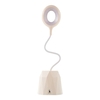 Lampe de table LED rechargeable Support de stylo Support de téléphone avec fonction de banque d