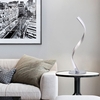 Lampe de table moderne spirale Design LED lampes de chevet veilleuses décoratives lampe de chevet en métal lampe de bureau