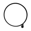 Lampe de table ronde à LED de 25 CM,  lampe de table de chevet de conception circulaire moderne,  lampe de table de lecture pour chambre,  salon,  bureau
