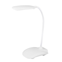 Lampe de table USB à intensité variable avec contrôle tactile 3 niveaux de luminosité Éclairage chaud 360 ° Lampe de lecture flexible avec protection des yeux Lampe de bureau