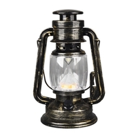 Lampe de tente portative extérieure de lanterne de grange rétro lampe de secours menée rechargeable