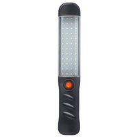 Lampe de travail LED rechargeable lampe de poche portable haute luminosité lumière de secours avec crochet rotatif à 360° aimants pour camping randonnée pêche réparation de voiture