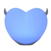 Lampe en forme de coeur Soft à économie d