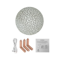Lampe LED Moon Light 3D colorée rechargeable avec support