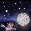 Lampe LED Moon Light 3D colorée rechargeable avec support