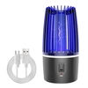 Lampe moustique 2 en 1 Piège à moustiques avec veilleuse et crochet caché Lampe anti-moustique Bug Zapper Piège à insectes portable
