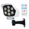 Lampe murale à énergie solaire fausse caméra LED lumière extérieure avec contrôleur