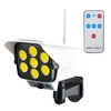 Lampe murale à énergie solaire fausse caméra LED lumière extérieure avec contrôleur