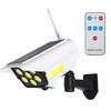 Lampe murale à énergie solaire fausse caméra LED lumière extérieure avec contrôleur
