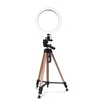 Lampe réglable à intensité lumineuse à DEL ronde de 6 "à intensité variable Selfie
