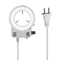 Lampe ronde à LED pour lampe de microscope pour lumière de microscope réglable à luminosité de microscope