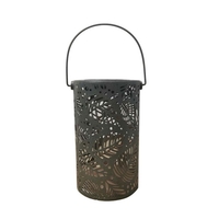 Lampe solaire Lampe à feuilles mobiles Lampe à projection creuse Cour Jardin paysager Lampe décorative extérieure