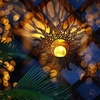 Lampe solaire solaire insérée IP44 Lumière blanche chaude