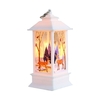 Lampe suspendue de lanterne de boule de neige de noël LED veilleuse chaude à piles actionnée pour les cadeaux d