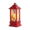 Lampe suspendue de lanterne de boule de neige de noël LED veilleuse chaude à piles actionnée pour les cadeaux d