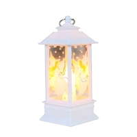 Lampe suspendue de lanterne de boule de neige de noël LED veilleuse chaude à piles actionnée pour les cadeaux d