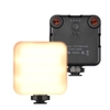 Lampe vidéo à LED de poche à température bicolore Éclairage de vidéoconférence 2500K-6500K Dimmable CRI95+ Batterie intégrée 3 supports de griffe froide pour Vlog Streaming en direct Photographie de produit Réunion en ligne