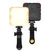 Lampe vidéo à LED de poche à température bicolore Éclairage de vidéoconférence 2500K-6500K Dimmable CRI95+ Batterie intégrée 3 supports de griffe froide pour Vlog Streaming en direct Photographie de produit Réunion en ligne