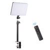 Lampe vidéo 38W avec support C-Clamp Bi-Color Temperature 3200-5500K Dimmable Brightness CRI 95 Ball Head Remote Control for Gaming Video Recording Video Conference Diffusion en direct