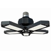 Lampes de garage à LED - Mini plafonniers avec 5 panneaux réglables Lampe de ventilateur déformable Celling 100-265V 1500LM 6500K E27/E26 pour grenier,  sous-sol