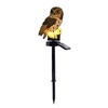Lampes de jardin LED en forme de hibou Veilleuses solaires