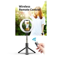 Lampes photographiques LED de bâton de Selfie de lumière en direct sans fil BT portables avec télécommande amovible pour Selfie / TV / en direct