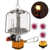 Lanterne à gaz de camping portable en plein air à allumage piézo-électrique Mini lampe de tente à gaz avec 3 manteaux